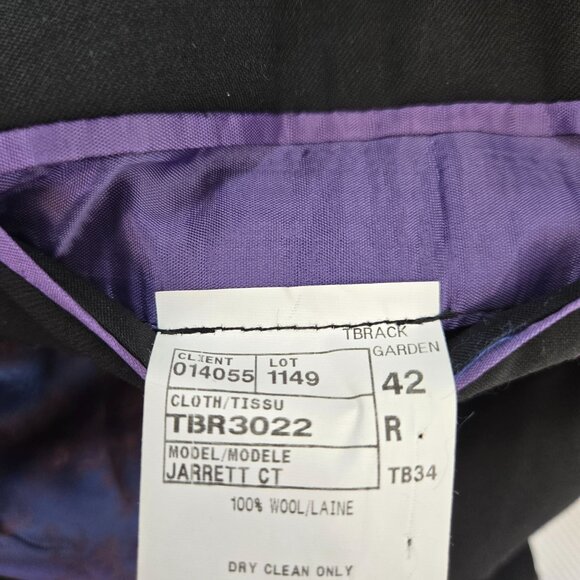 Ted Baker London Endurance 100% Wool Two Button Sport Coat Jacket Size 42R - Picture 4 of 6